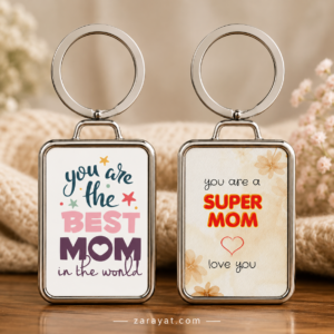 Best Mom Super Mom Keychain