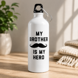Brother Gift Water Bottle – My Brother Is My Hero
