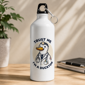 Duck Doctor Graphic Water Bottle – Trust Me I’m a Ducktor