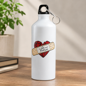 Urdu Graphic Water Bottle – Sab Theek Ho Jayega