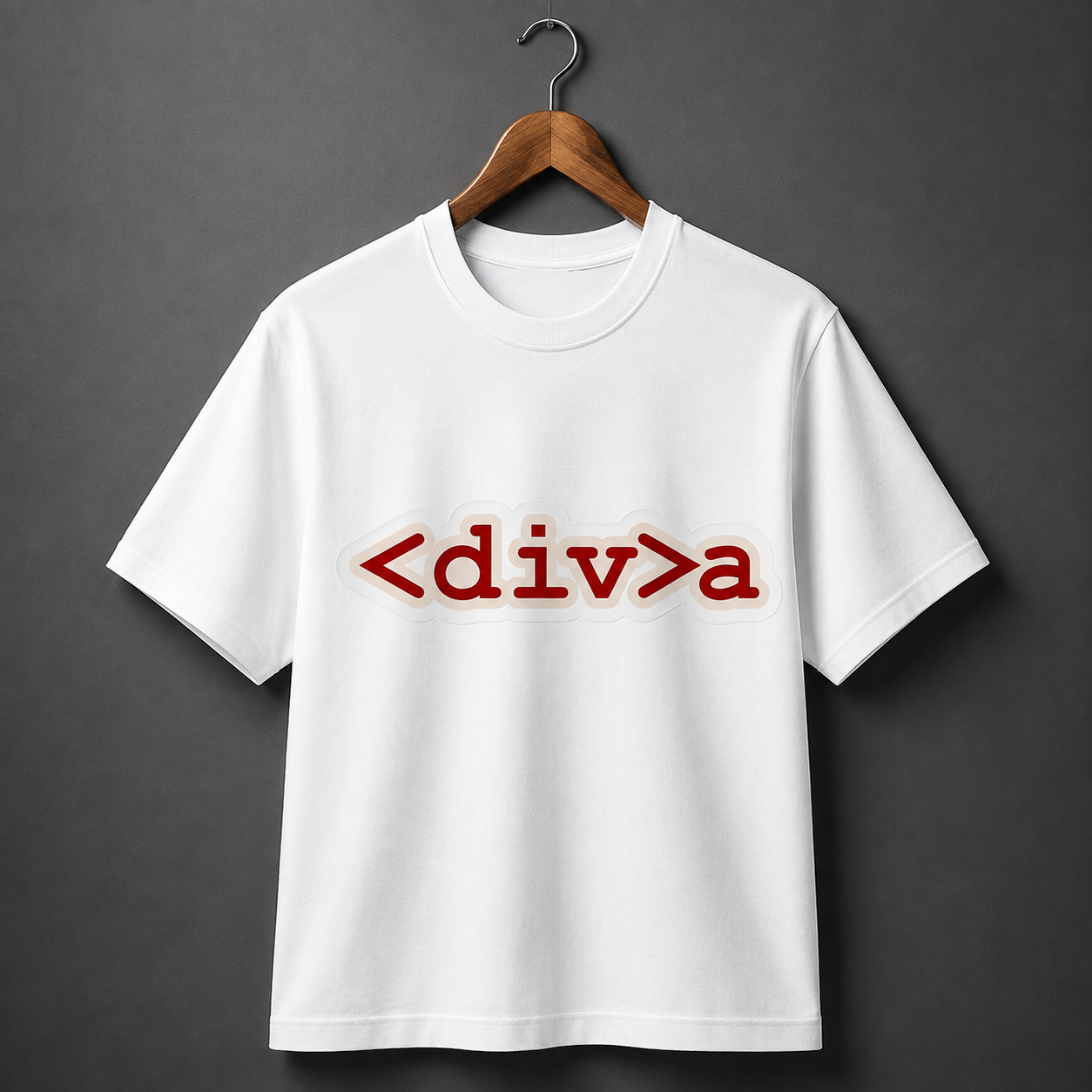 White Coding Graphic T-Shirt