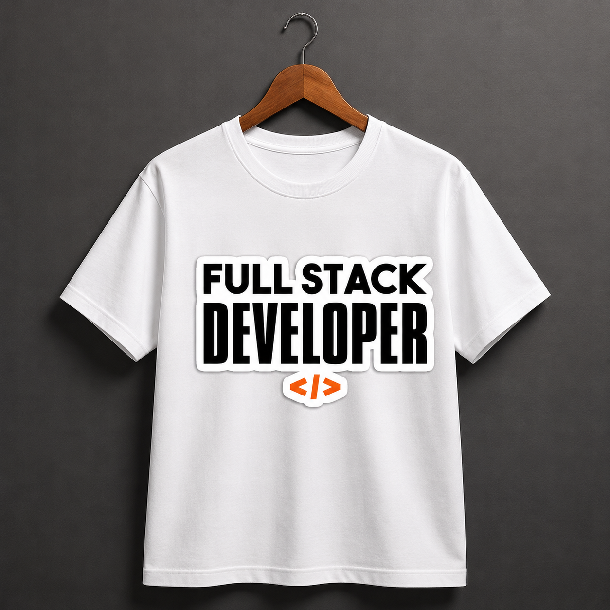 Full Stack Developer T-Shirt White