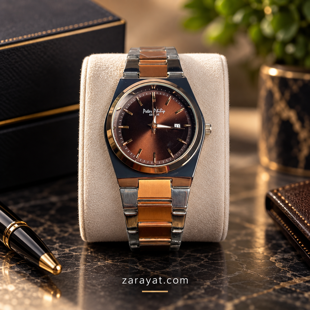 Patek Philippe Style Two Tone Watch for Men - Image 7