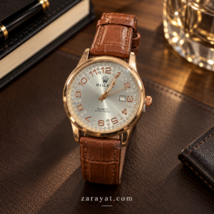 Men Style Silver Dial Watch