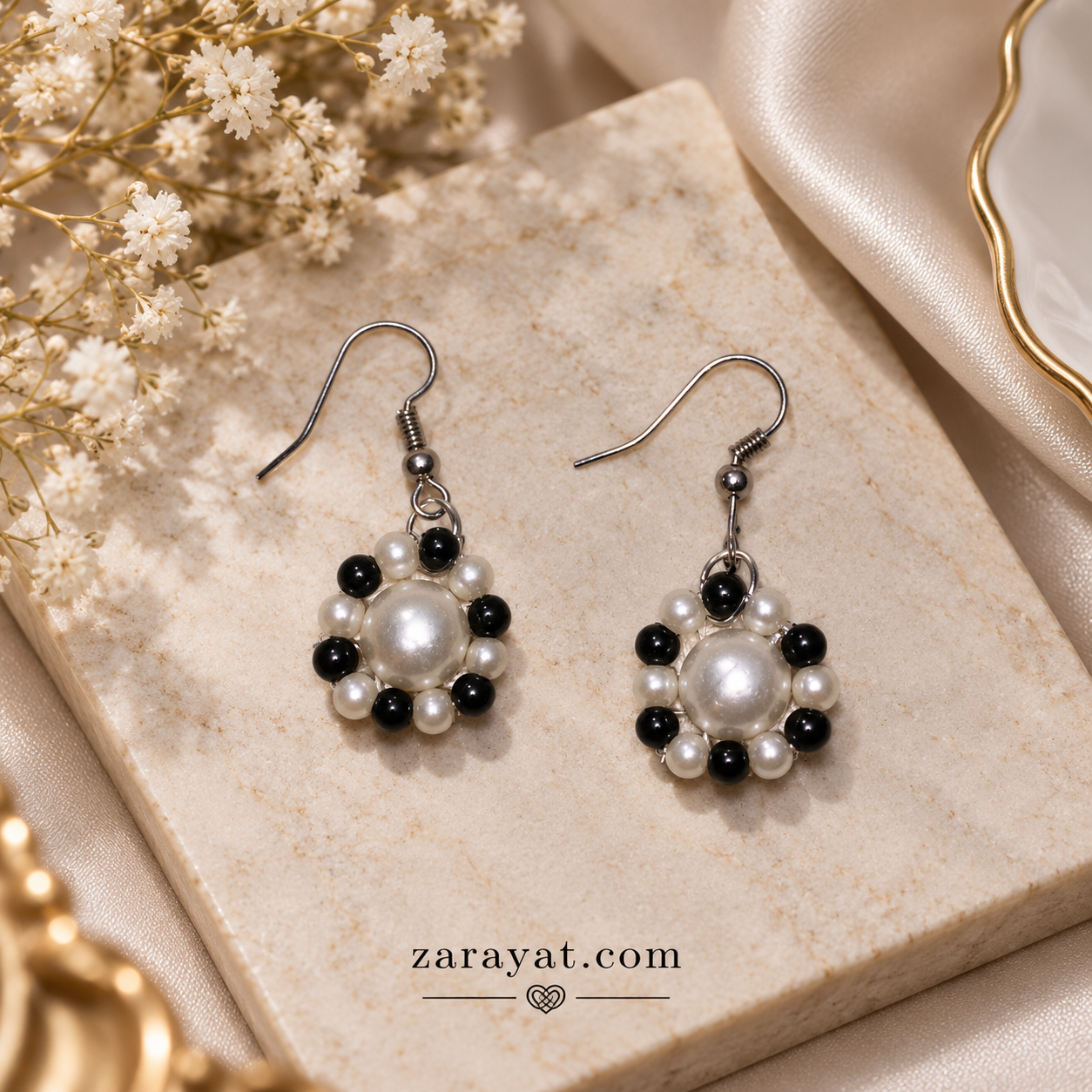 Handmade Pearl Earrings