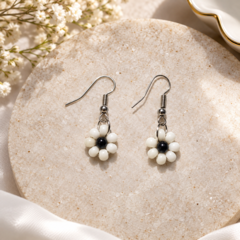 Handmade Flower Earrings
