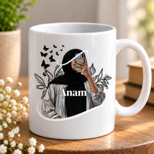 Personalized Anam Name Mug | Hijab Girl Gift Mug