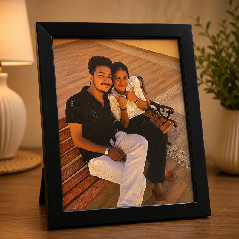 Personalized Couple Photo Frame – Custom Romantic Memory Gift