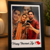 Personalized Happy Married Life Couple Frame – Custom Wedding Gift | ZARAYAT