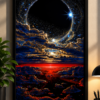 Celestial Cosmic Space Framed Wall Art Poster | ZARAYAT